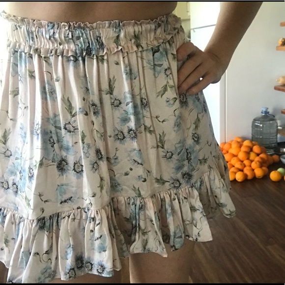 Love Shack Fancy Skirts Silk Love Shack Fancy Mini Skirt Poshmark
